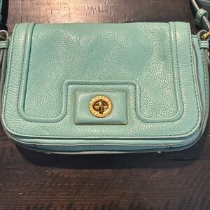 Mark Jacobs mint Crossbody Revolution flap bag